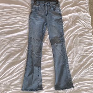 SHEIN straight leg flare jeans!